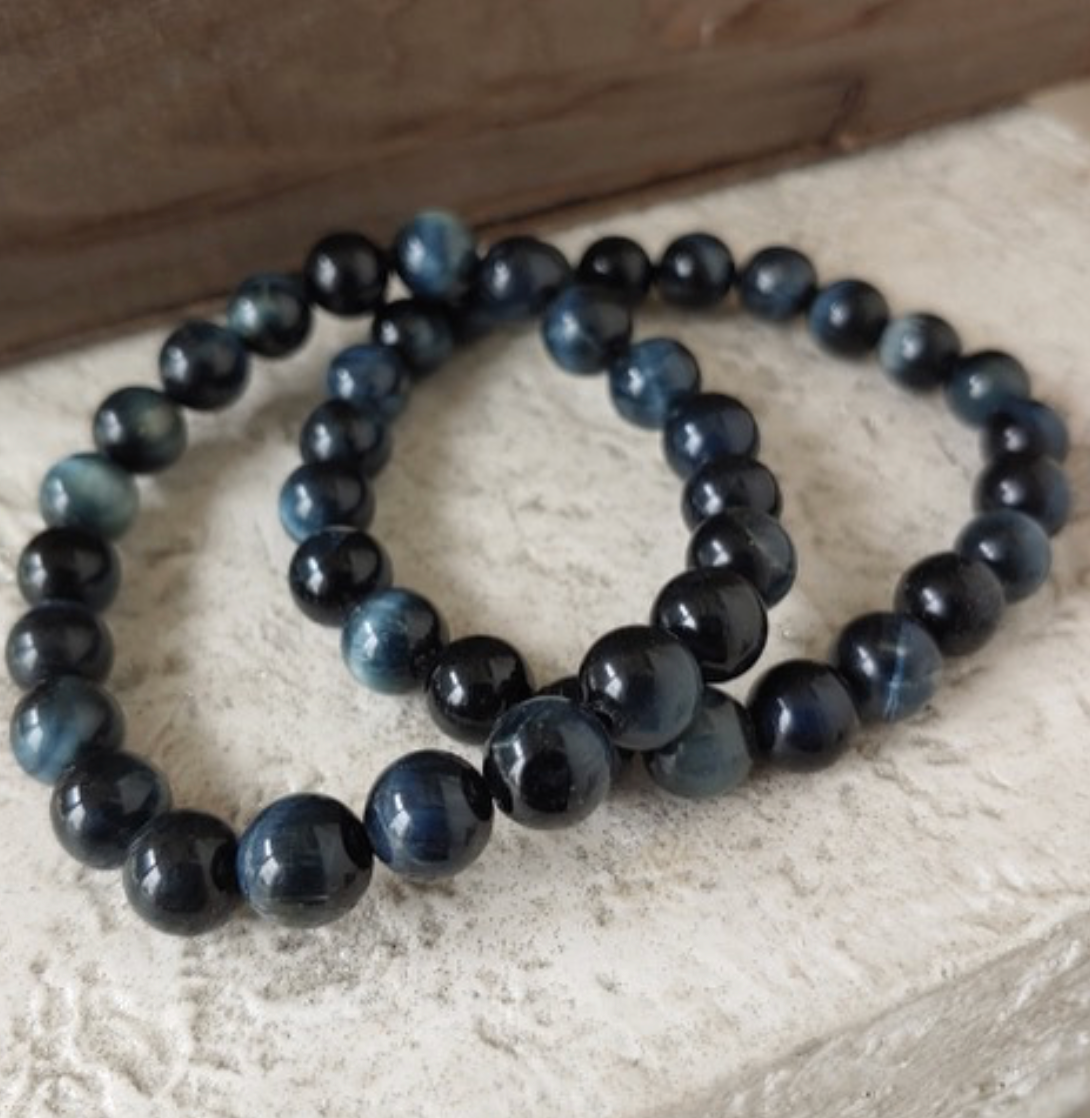 BLUE TIGERS EYE BRACELETS