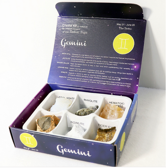 GEMINI CRYSTAL ZODIAC SET