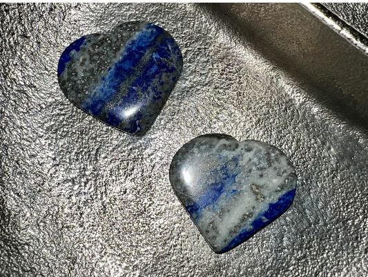 LAPIS LAZUILI MINI HEARTS