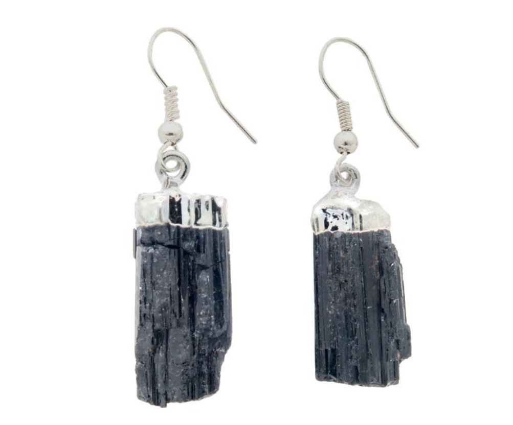 BLACK TOURMALINE EARRINGS