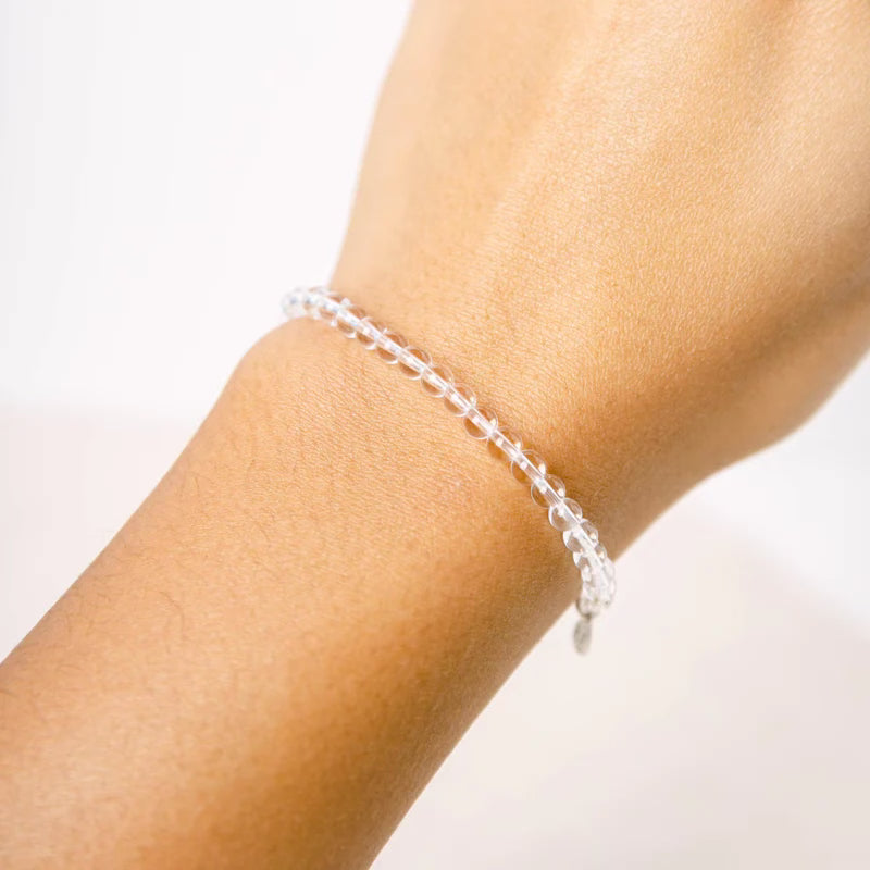 CLEAR QUARTZ BRACELETS